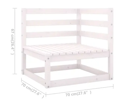 3-Daļīgs Dārza Atpūtas Mēbeļu Komplekts Ar Matračiem, Priede Vidaxl