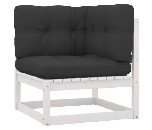 4-Osaline Aiamööbli Komplekt Istmepatjadega, Toekas Männipuit