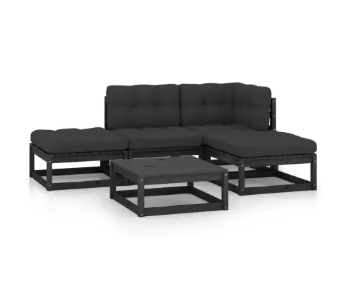 5-Osaline Aiadiivanikomplekt Patjadega, Täismännipuit