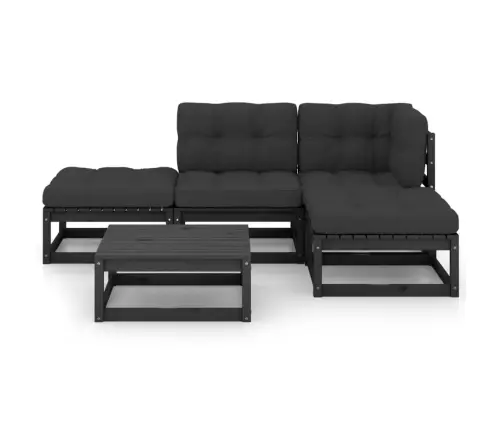 5-Osaline Aiadiivanikomplekt Patjadega, Täismännipuit