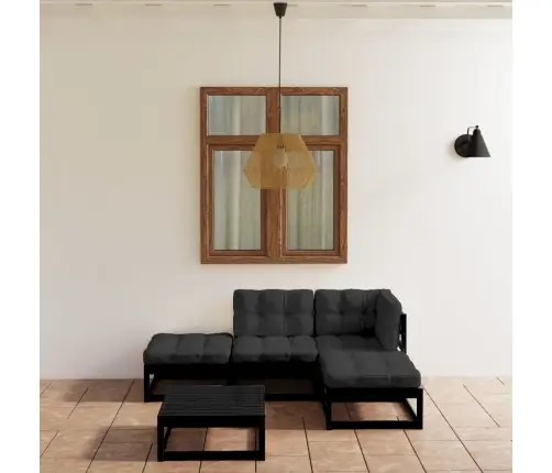 5-Osaline Aiadiivanikomplekt Patjadega, Täismännipuit