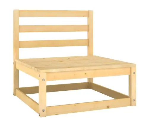 4-Osaline Aiamööblikomplekt Istmepatjadega, Toekas Männipuit