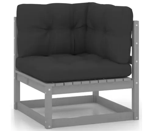 4-Daļīgs Dārza Atpūtas Mēbeļu Komplekts Ar Matračiem, Priede Vidaxl