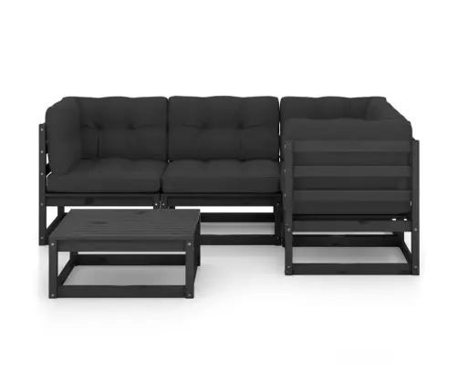 Sodo Komplektas Su Pagalvėlėmis, 5 Dalių, Pušies Masyvas