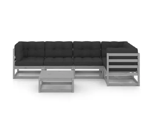 6-Osaline Aiadiivanikomplekt Patjadega, Täismännipuit