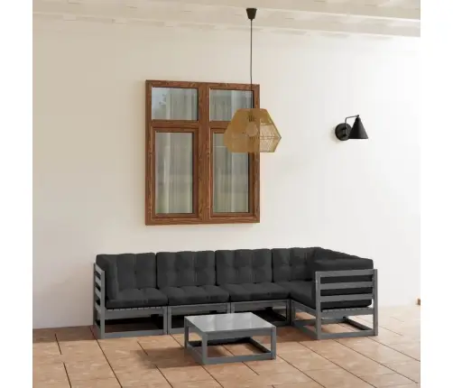 6-Osaline Aiadiivanikomplekt Patjadega, Täismännipuit