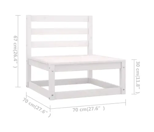 Sodo Komplektas Su Pagalvėlėmis, 8 Dalių, Pušies Masyvas Sodo Komplektas Su Pagalvėlėmis, 8 Dalių, Pušies Masyvas