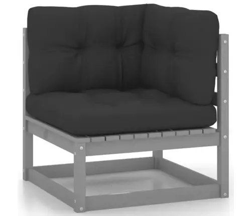 6-Osaline Aiadiivanikomplekt Patjadega, Hall Männipuit