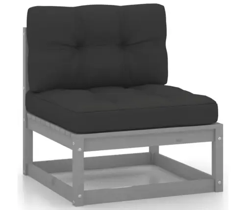 6-Osaline Aiadiivanikomplekt Patjadega, Hall Männipuit