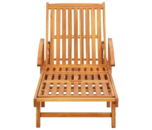 Saulės Gultai Su Čiužinukais, 2Vnt., Akacijos Medienos Masyvas