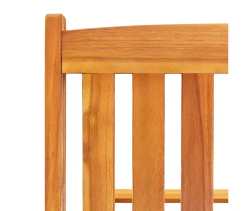 2-Osaline Lamamistoolide Komplekt Laua Ja Patjadega, Akaatsiapuit