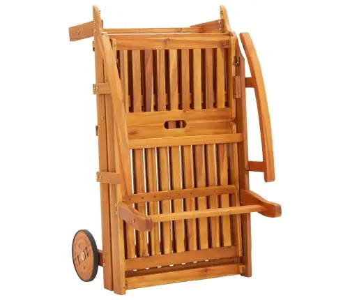 Saulės Gultai Su Staliuku Ir Čiužinukais, 2Vnt., Akacija