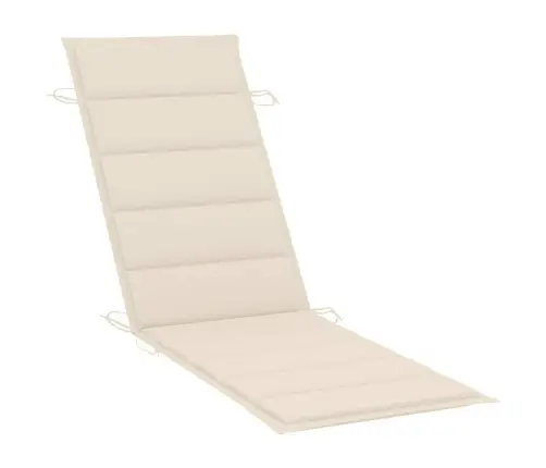 Sauļošanās Zviļņi Ar Matračiem, 2 Gab., Akācijas Masīvkoks Vidaxl