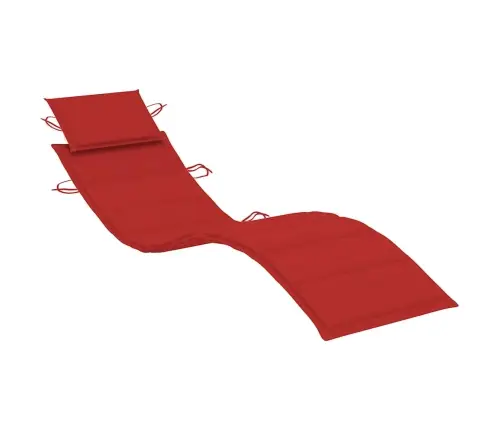 Sauļošanās Zviļņi Ar Matračiem, 2 Gab., Akācijas Masīvkoks Vidaxl