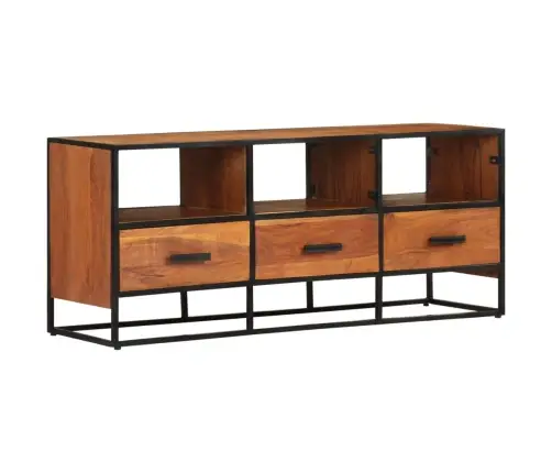 Tv Skapītis, 110X30X45 Cm, Akācijas Masīvkoks Vidaxl Tv Skapītis, 110X30X45 Cm, Akācijas Masīvkoks Vidaxl