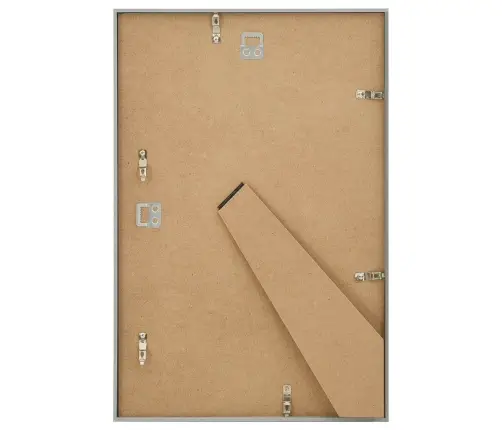 Foto Rāmji, 5 Gab., Sienai, Galdam, Sudrabaini, 70X90 Cm, Mdf Vidaxl