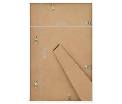 Foto Rāmji, 3 Gab., Galdam, Balti, 13X18 Cm, Mdf Vidaxl