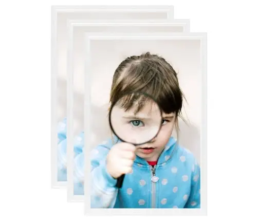 Pildiraami Kollaaž 3 Tk, Lauale, Valge, 21 X 29,7 cm Mdf