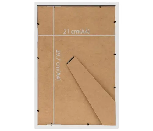 Pildiraami Kollaaž 3 Tk, Lauale, Valge, 21 X 29,7 cm Mdf