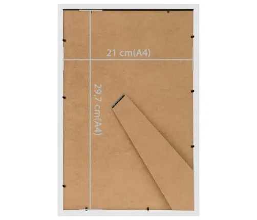 Foto Rāmji, 5 Gab., Galdam, Balti, 21X29,7 Cm, Mdf Vidaxl