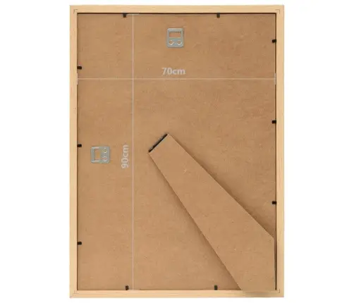 Foto Rāmji, 5 Gab., Sienai Vai Galdam, Gaiša Ozolkoka, 70X90 Cm Vidaxl