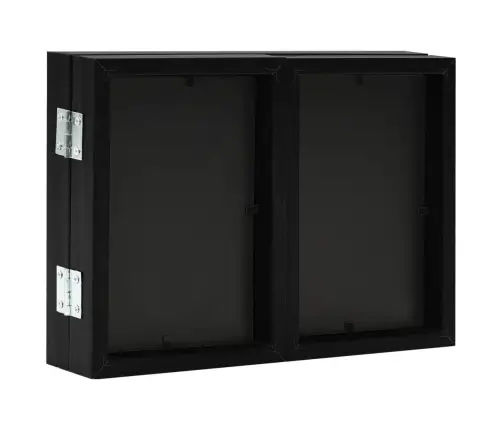 3-Daļīgs Foto Rāmis, Kolāža, Melns, 22X15 Cm+2X(10X15 Cm) Vidaxl