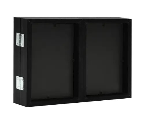 3-Daļīgs Foto Rāmis, Kolāža, Melns, 28X18 Cm+2X(13X18 Cm) Vidaxl