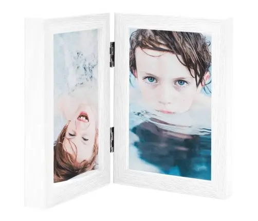 2-Osaline Pildiraam, Valge, 2X(21X29,7 Cm)