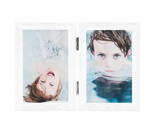 2-Osaline Pildiraam, Valge, 2X(21X29,7 Cm)