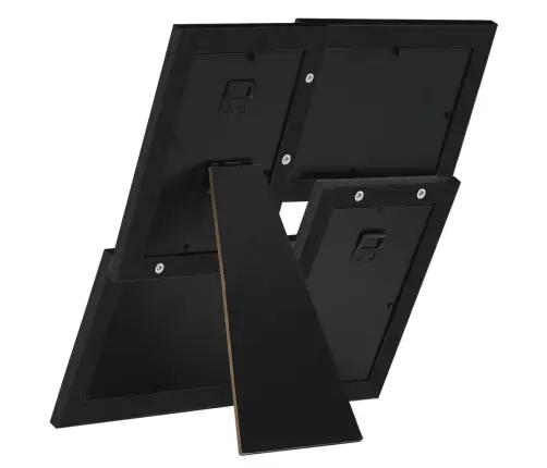 Kollaaž-Pildiraam 4X Pildile (10 X 15 Cm), Must Mdf