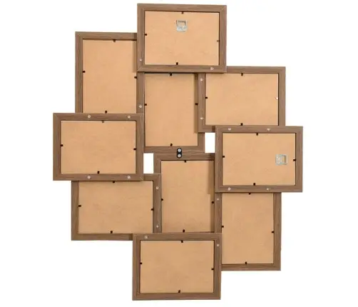 Rėmelis-Koliažas, Šviesiai Rudas, 10X(10X15Cm) Nuotraukoms