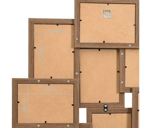 Rėmelis-Koliažas, Šviesiai Rudas, 10X(10X15Cm) Nuotraukoms