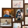 Kolāžas Foto Rāmis, 10X(10X15 Cm) Attēliem, Tumši Brūns Mdf Vidaxl