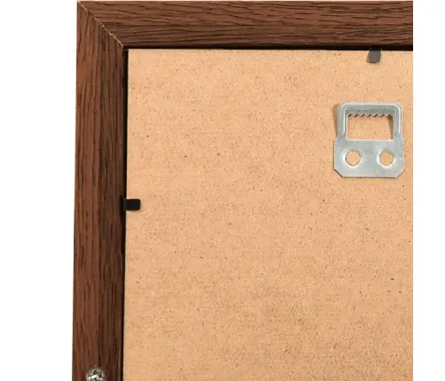 Kolāžas Foto Rāmis, 10X(10X15 Cm) Attēliem, Tumši Brūns Mdf Vidaxl