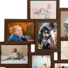 Kolāžas Foto Rāmis, 10X(13X18 Cm) Attēliem, Tumši Brūns Mdf Vidaxl