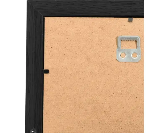 Kolāžas Foto Rāmis, 10X(10X15 Cm) Attēliem, Melns Mdf Vidaxl