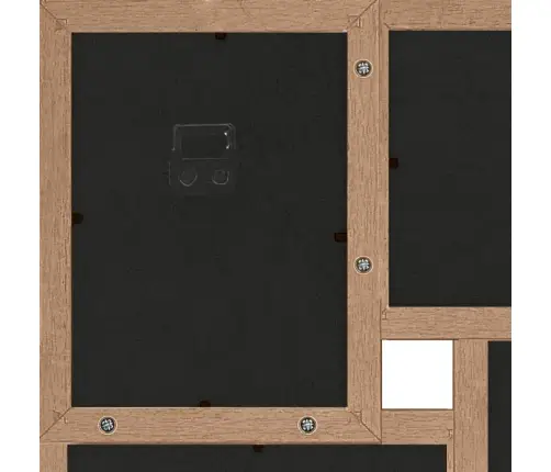 Kolāžas Foto Rāmis, 24X(10X15 Cm) Attēliem, Gaiši Brūns Mdf Vidaxl