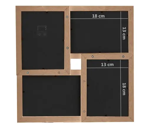 Rėmelis-Koliažas, Šviesiai Rudas, 24X(13X18Cm) Nuotraukoms