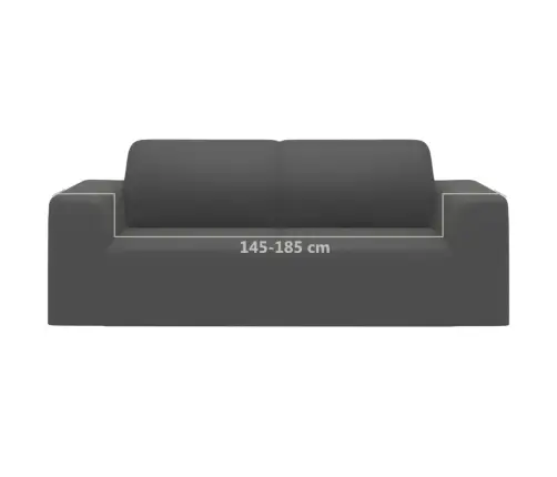 Elastīgs Dīvāna Pārvalks, Trīsvietīgs, Pelēks Poliesters Vidaxl Elastīgs Dīvāna Pārvalks, Trīsvietīgs, Pelēks Poliesters Vidaxl