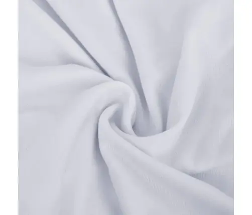 Elastīgs Dīvāna Pārvalks, Balts Poliestera Džersijs Vidaxl