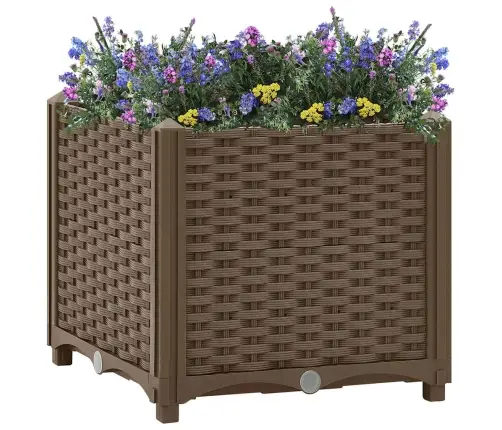 Puķu Kaste, 40X40X38 Cm, Polipropilēns Vidaxl