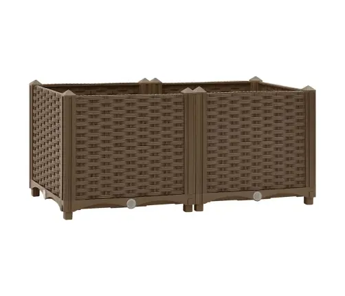 Puķu Kaste, 80X40X38 Cm, Polipropilēns Vidaxl