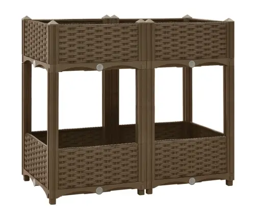 Puķu Kaste, 80X40X71 Cm, Polipropilēns Vidaxl