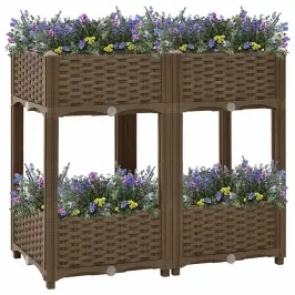 Puķu Kaste, 80X40X71 Cm, Polipropilēns Vidaxl