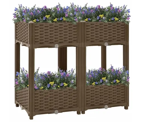 Puķu Kaste, 80X40X71 Cm, Polipropilēns Vidaxl