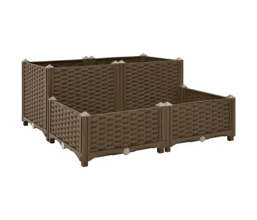 Puķu Kaste, 80X80X38 Cm, Polipropilēns Vidaxl