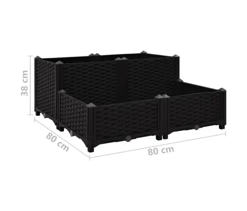 Aukštas Lovelis, 80X80X38cm Polipropilenas