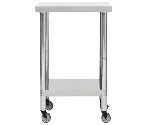 Virtuves Darba Galds, 60X60X85 Cm, Nerūsējošs Tērauds Vidaxl