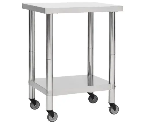 Virtuves Darba Galds, 80X30X85 Cm, Nerūsējošs Tērauds Vidaxl