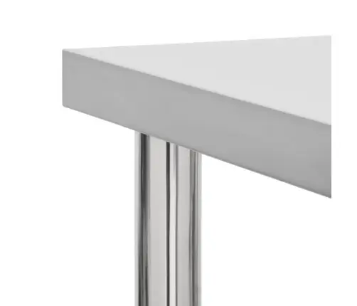 Köögi Töölaud Ratastega, 80X45X85 cm Roostevaba Teras